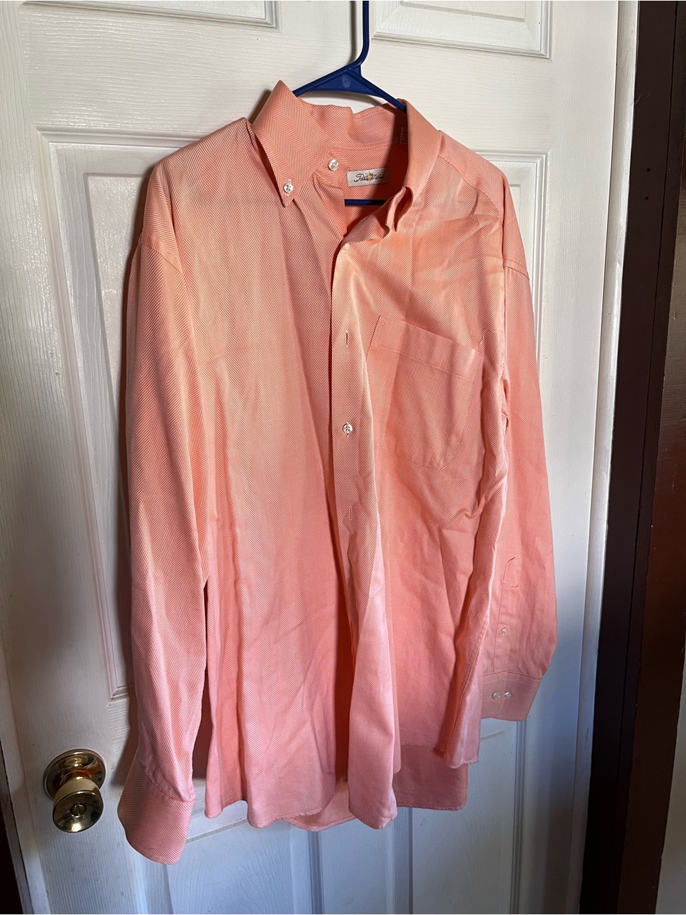 Peter Millar Coral Button-Down Dress Shirt